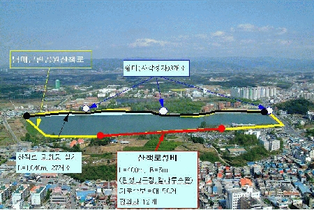 경산 남매지 산책로 새단장 “기대되네”