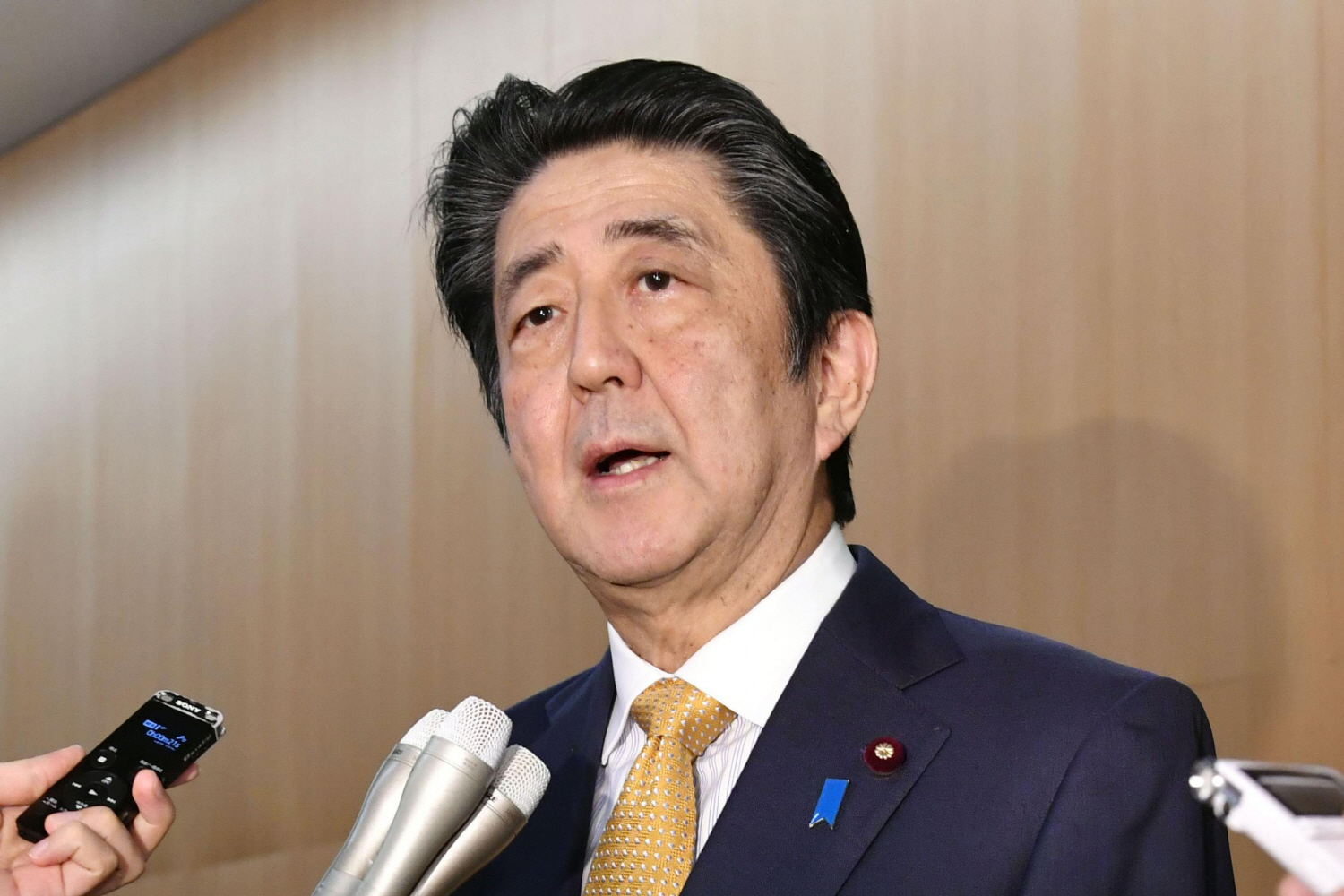 아베 신조(安倍晋三) 전 일본 총리.
