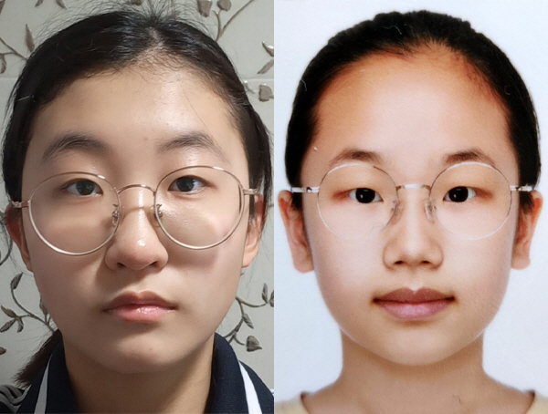 ‘2024 호미곶 흑구문학상’ 전국미술사생대회 대상 이호은(왼쪽), 금상 오윤지.