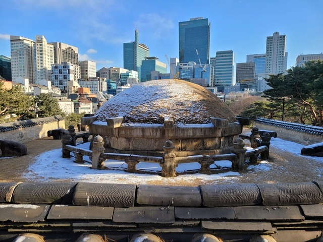 ▲ 중종 정릉 후면