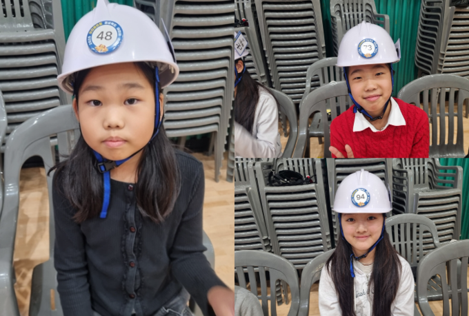 ▲ 2025 안전골든벨 경상북도 어린이퀴즈쇼 봉화예선 왼쪽부터 금상 김민아, 은상 김민지, 동상 권율이 학생