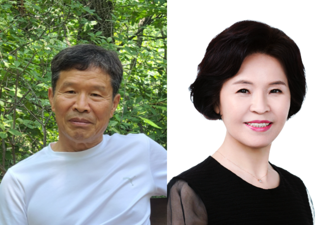 ▲ 2025 호미곶 흑구문학상 수필 대상 이제원(왼쪽), 시 대상 김은숙