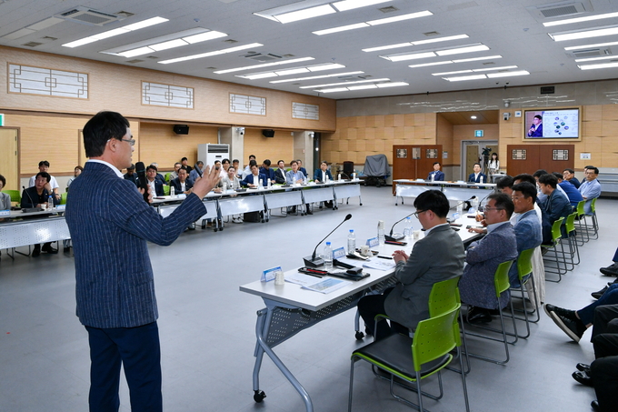 ▲ 무탄소 전원개발사업 설명회 모습.