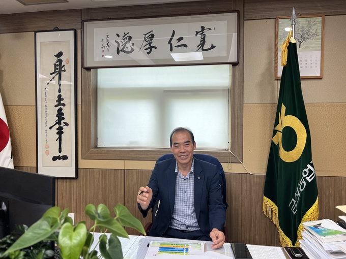 ▲ 조용일 의성군 금성농협 조합장(농협중앙회 감사위원). 의성군 금성농협 제공