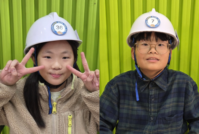 ▲ 2025 안전골든벨 경북어린이 퀴즈쇼 영천예선 장려상 이수아(왼쪽), 박경민 학생