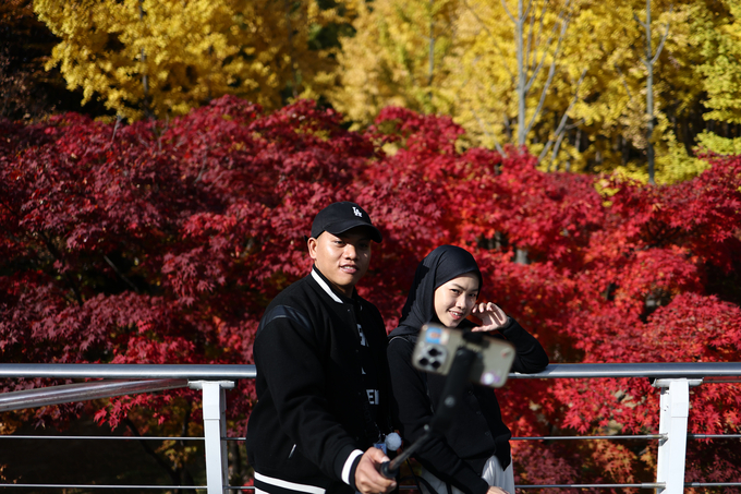 ▲ 9일 서울숲을 찾은 시민과 관광객들이 시간을 보내고 있다.연합