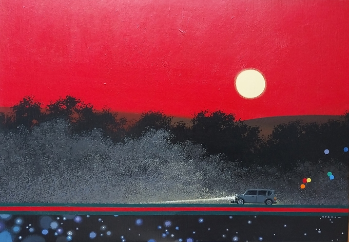 ▲ 밀월여행  91.0 X  60.6cm   Acrylic on canvas