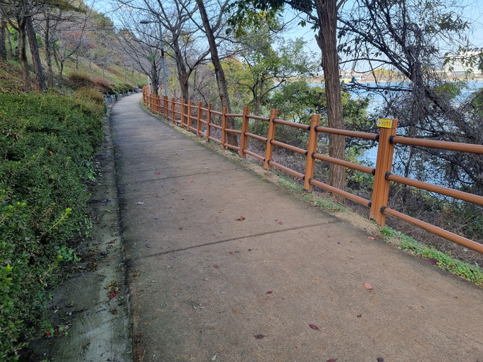 ▲ 보문호 둘레길