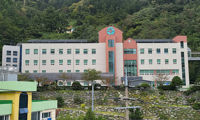 ▲ 울릉군보건의료원 전경.